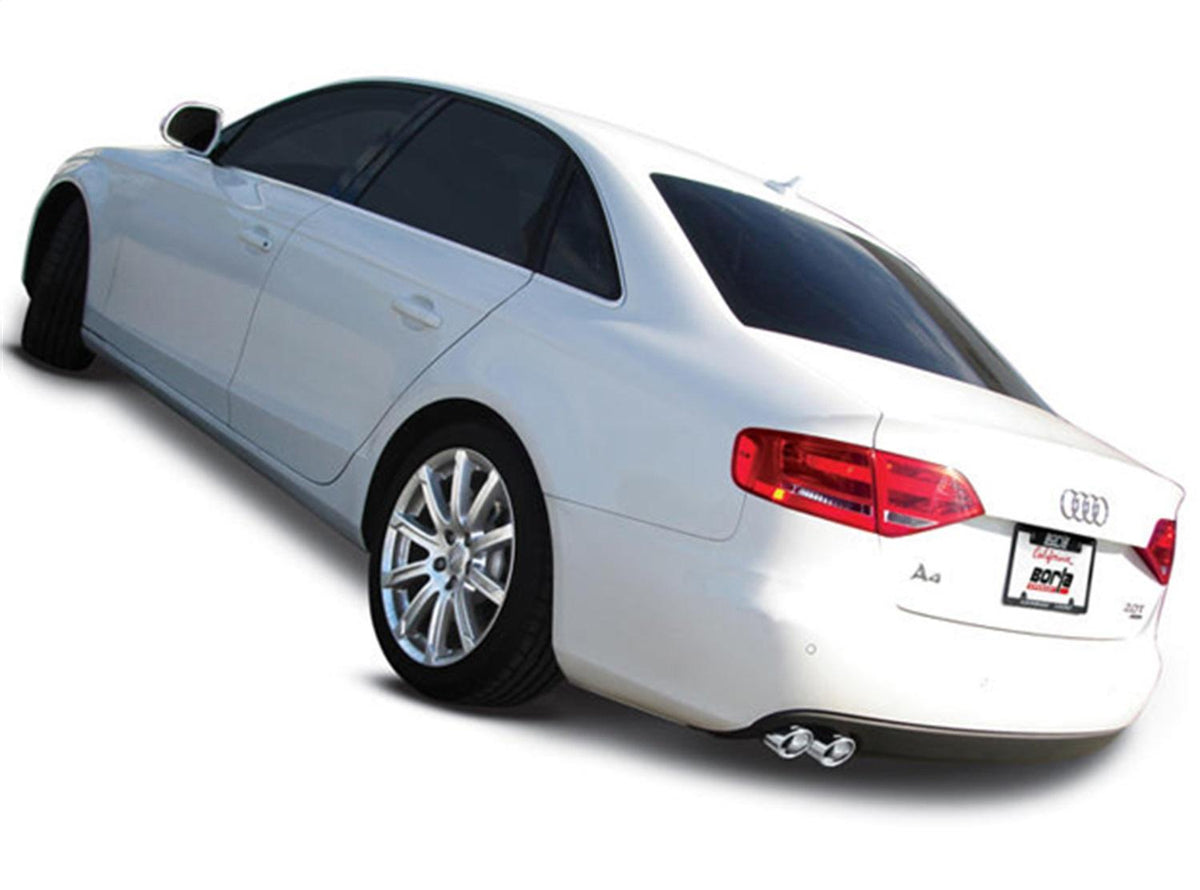 Borla Cat-Back(Tm) Exhaust System - S-Type - Stainless Steel Tips (2009-2016 A4 Quattro, A4, A4 allroad) - 140315