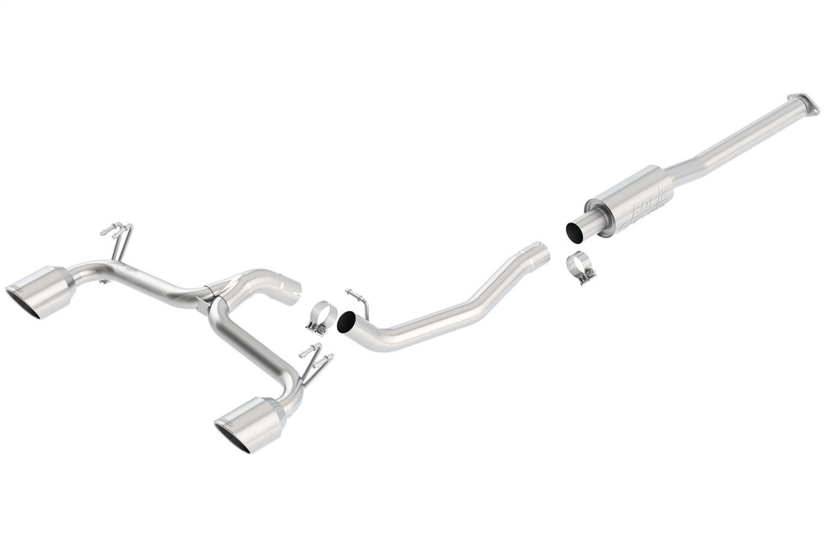 Borla Cat-Back(Tm) Exhaust System - S-Type - Stainless Steel Tips (2009-2015 Lancer) - 140334