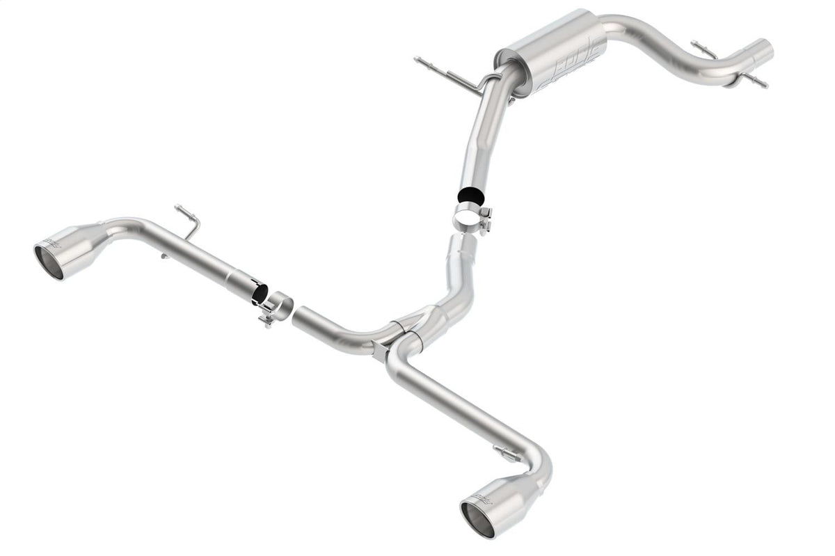 Borla Cat-Back(Tm) Exhaust System - S-Type - Stainless Steel Tips (2010-2014 GTI) - 140347