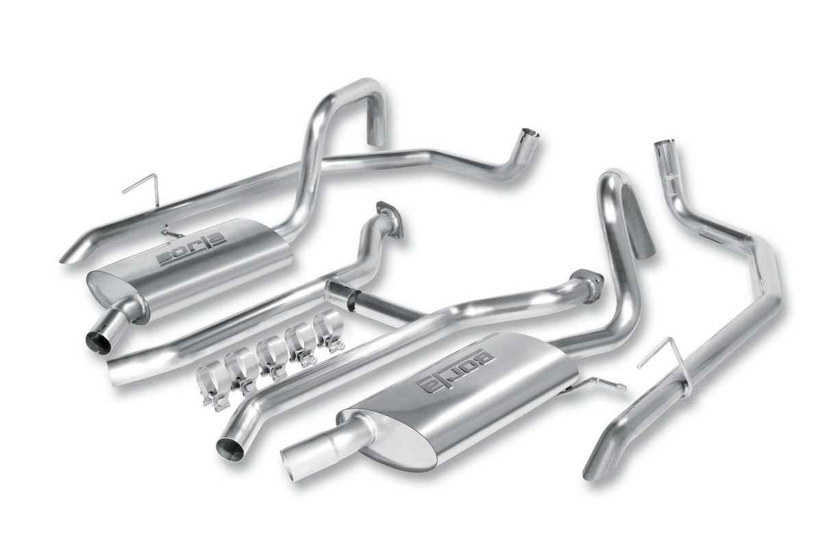 Borla Cat-Back(Tm) Exhaust System - Touring - Stainless Steel Tips (2003-2011 Crown Victoria) - 140360