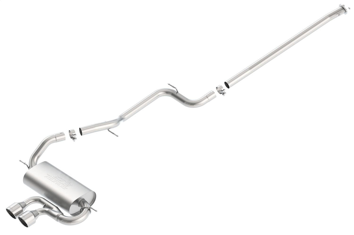 Borla Cat-Back(Tm) Exhaust System - S-Type - Stainless Steel Tips (2013-2018 Focus ST) - 140504