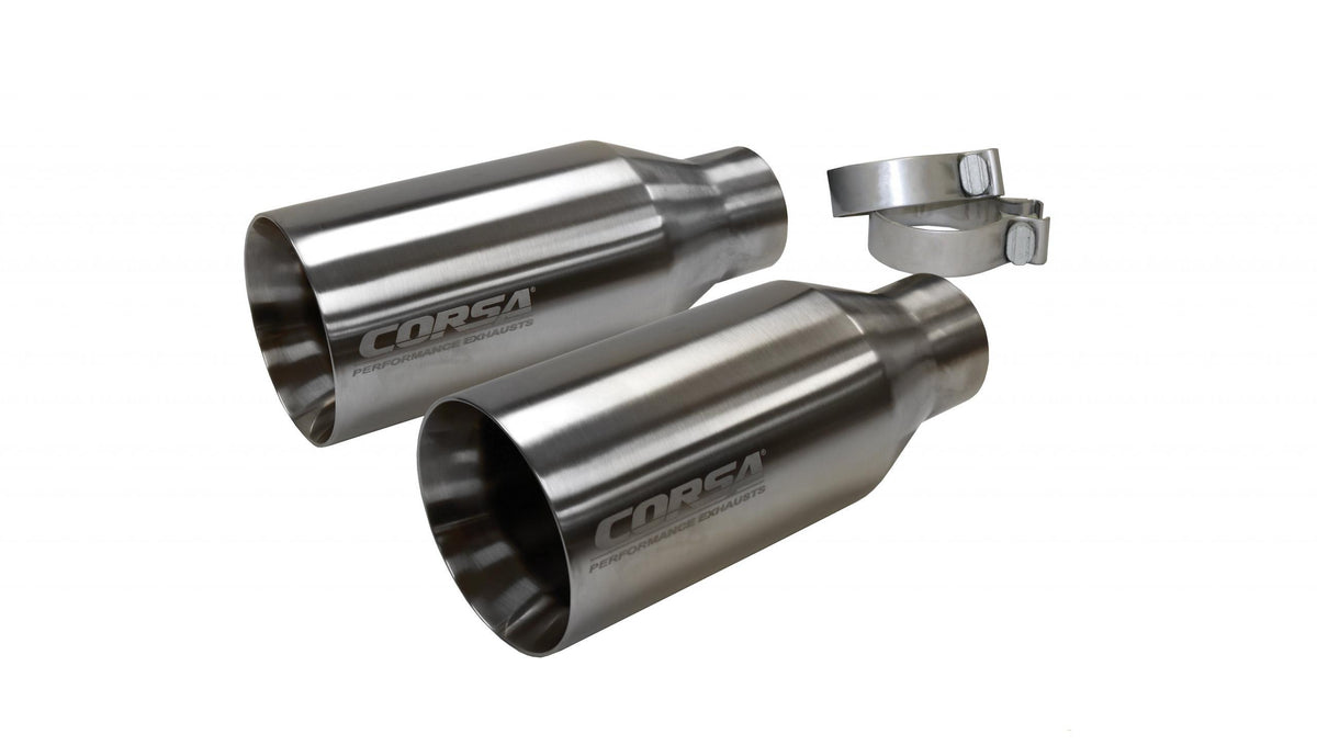 Corsa 14051 Tip Kit 3" Inlet 5" Outlet Satin (2017-2018 Raptor Ecoboost)