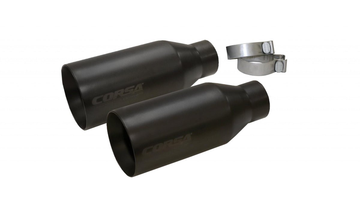 Corsa 14051GNM Tip Kit 3" Inlet 5" Outlet Gunmetal (2017-2018 Raptor Ecoboost)