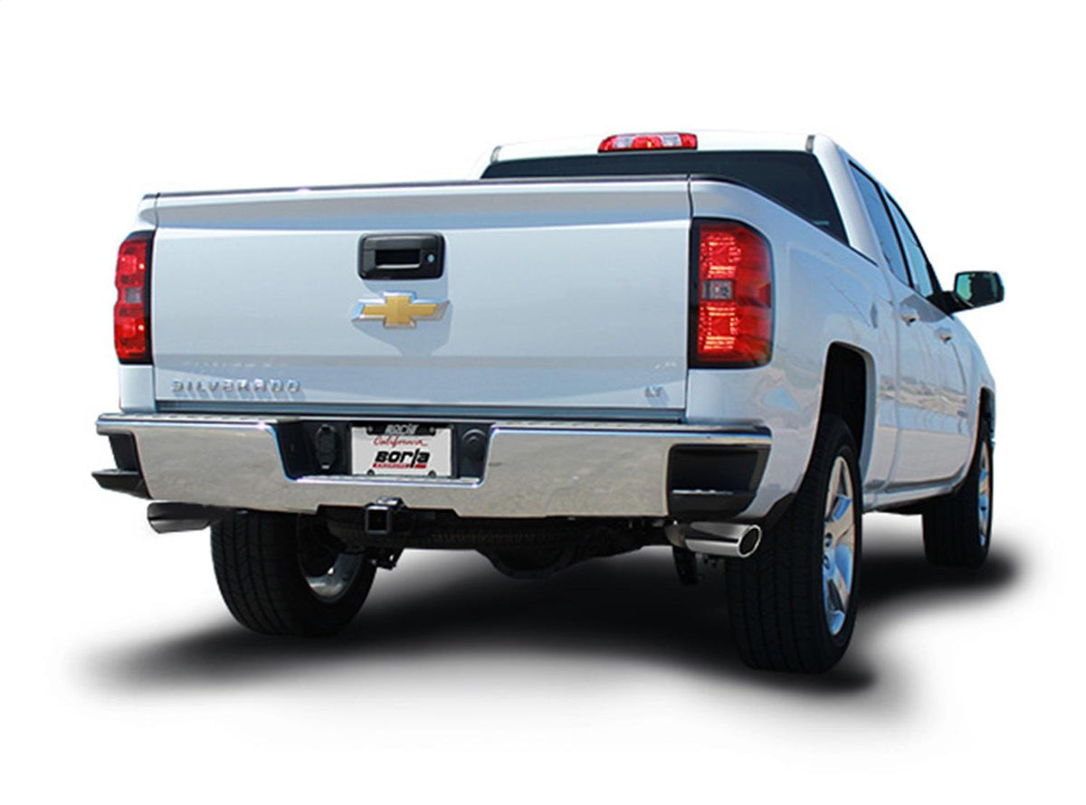 Borla Cat-Back(Tm) Exhaust System - S-Type - Stainless Steel Tips (2014-2018 Silverado 1500, Sierra 1500) - 140545