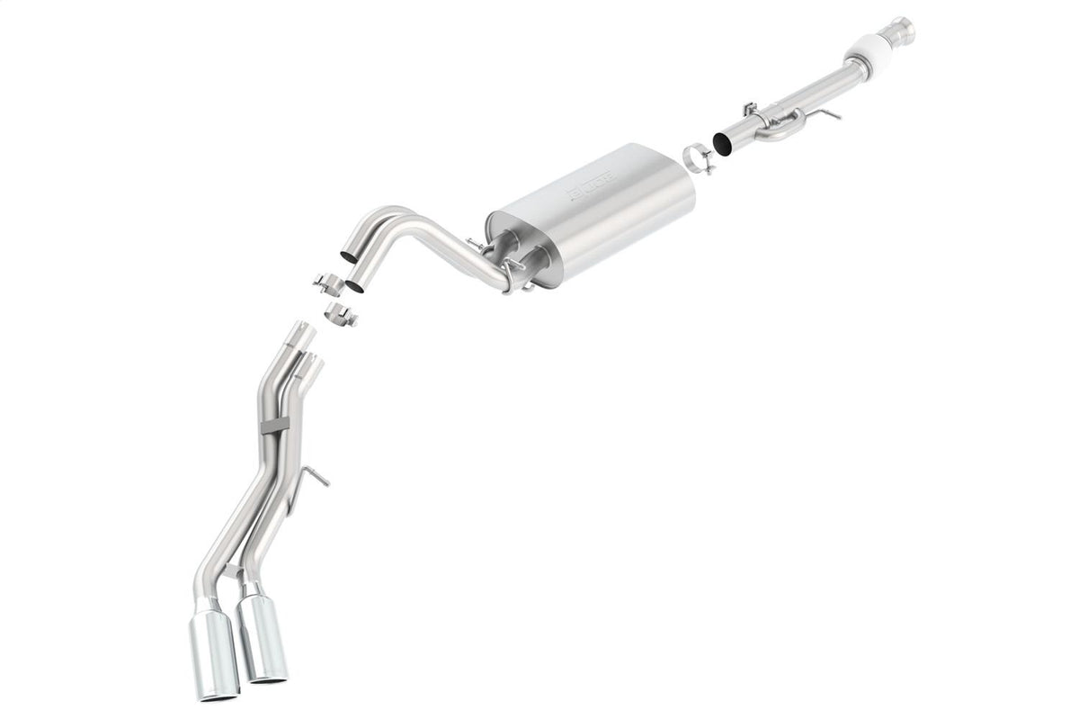 Borla Cat-Back(Tm) Exhaust System - Touring - Stainless Steel Tips (2015-2020 Escalade, Escalade ESV, Yukon, Yukon XL) - 140560