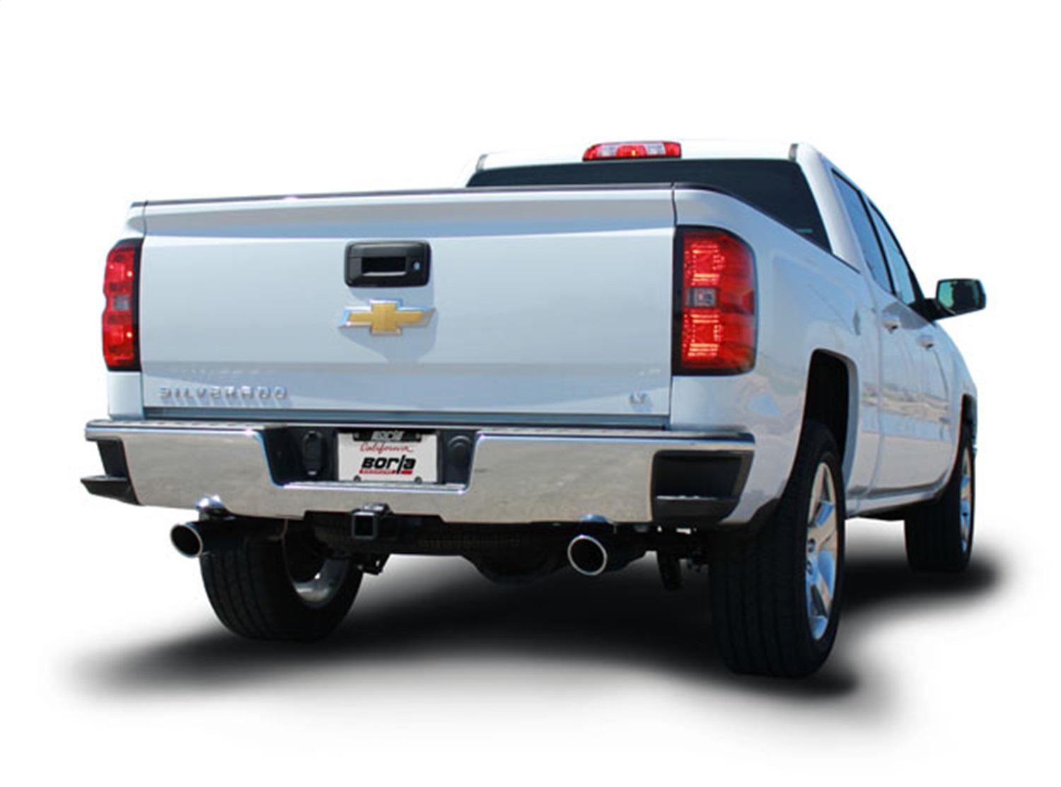 Borla Cat-Back(Tm) Exhaust System - S-Type - Stainless Steel Tips (2014-2018 Silverado 1500, Sierra 1500) - 140571