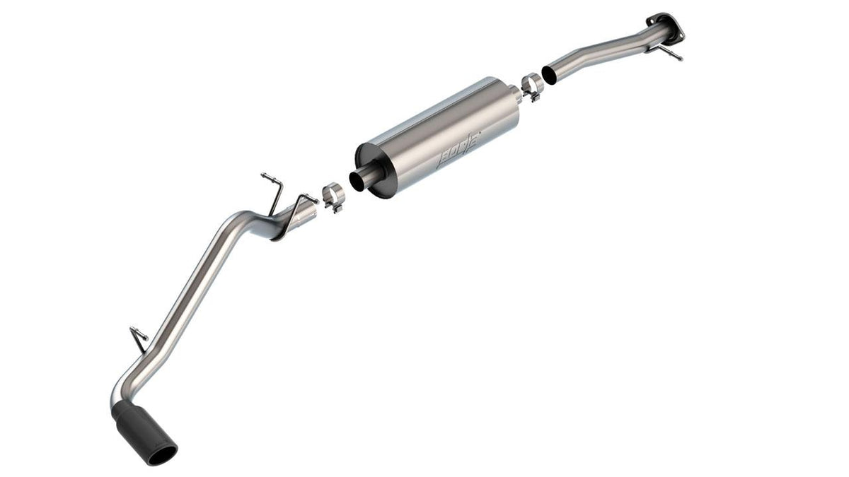 Borla Cat-Back(Tm) Exhaust System - S-Type - Stainless Black Tips (2015-2022 Colorado, Canyon) - 140645BC