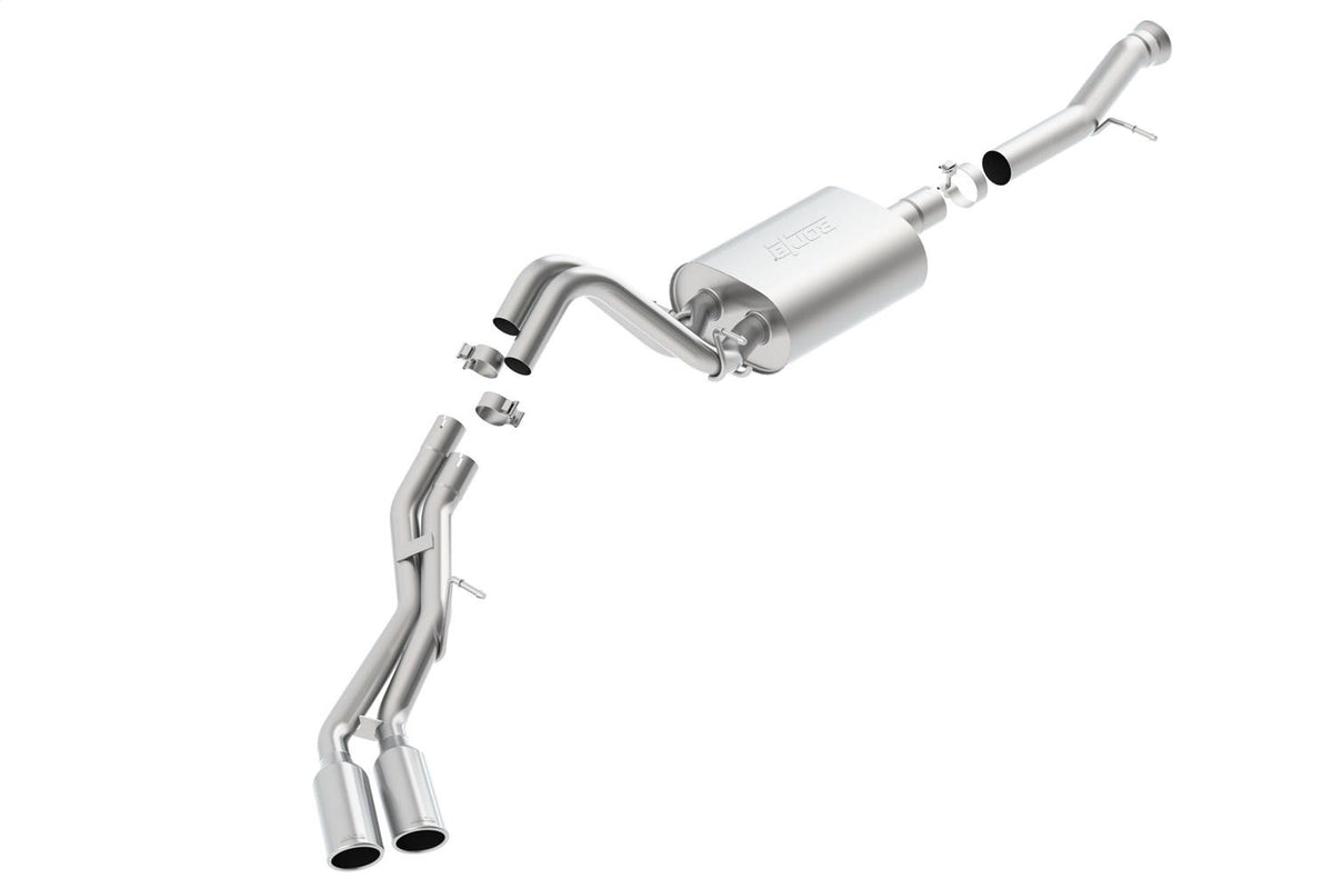 Borla Cat-Back(Tm) Exhaust System - S-Type - Stainless Steel Tips (2015-2020 Escalade, Yukon) - 140652