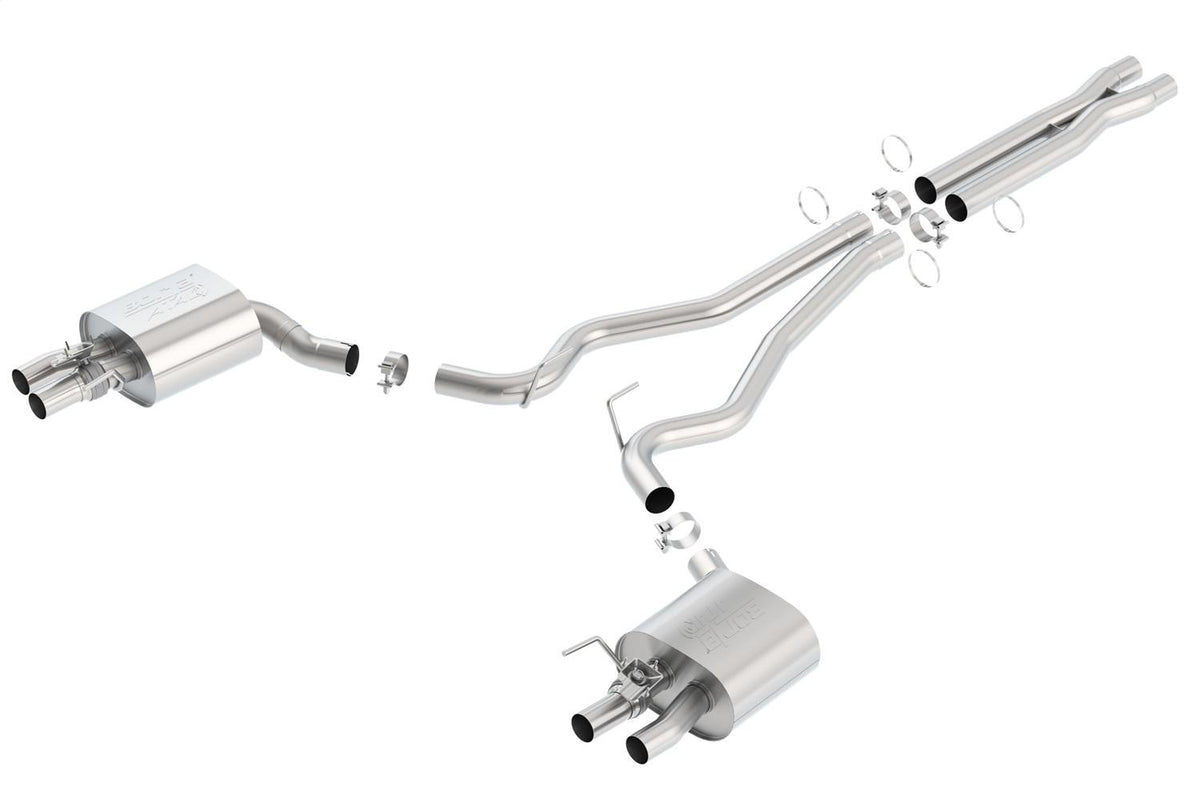 Borla Cat-Back Exhaust System - Atak - No Tips (2015-2020 Shelby GT350) - 140684