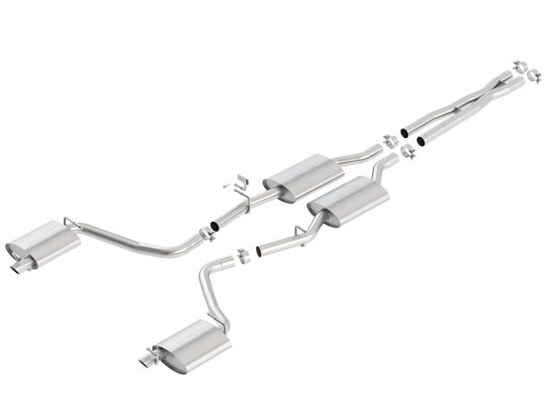 Borla Cat-Back(Tm) Exhaust System - S-Type - Stainless Steel Tips (2015-2023 300, Charger) - 140685