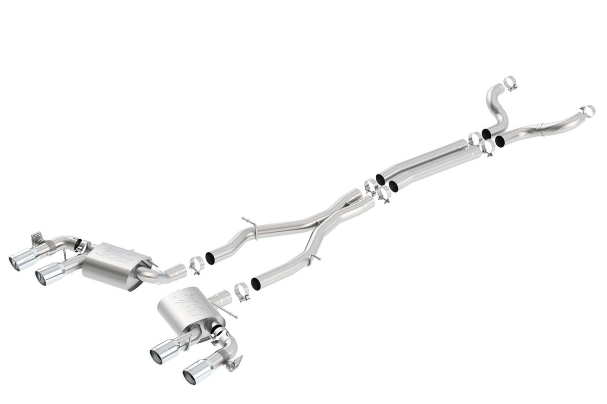 Borla Cat-Back(Tm) Exhaust System - Atak(R) - Stainless Steel Tips (2017-2023 Camaro ZL1) - 140727