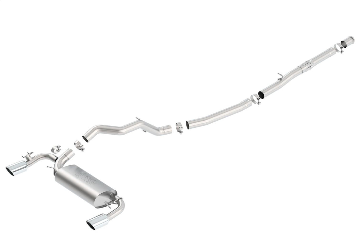 Borla Cat-Back(Tm) Exhaust System - Atak(R) - Stainless Steel Tips (2016-2018 Focus RS) - 140730