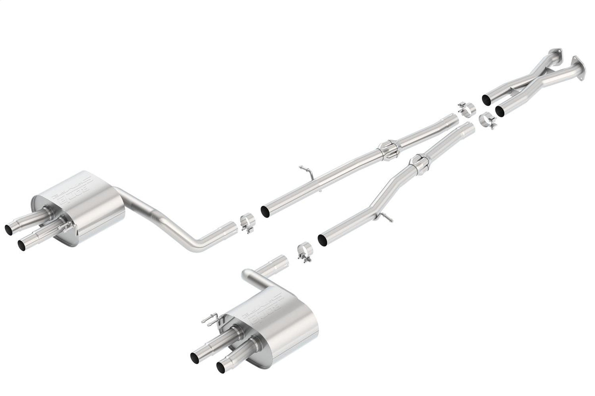 Borla Cat-Back(Tm) Exhaust System - S-Type - Stainless Steel Tips (2018-2021 Stinger) - 140736