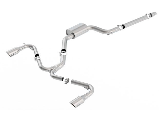 Borla Cat-Back(Tm) Exhaust System - S-Type - Brushed Stainless Steel Tips (2015-2017 GTI) - 140750SB