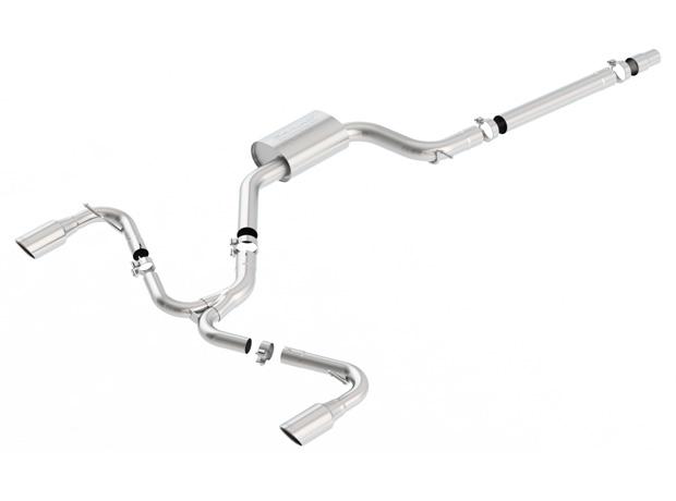 Borla Cat-Back(Tm) Exhaust System - S-Type - Stainless Steel Tips (2017-2017 GTI) - 140750