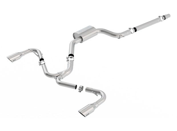 Borla Cat-Back(Tm) Exhaust System - S-Type - Brushed Stainless Steel Tips (2018-2020 GTI) - 140751SB