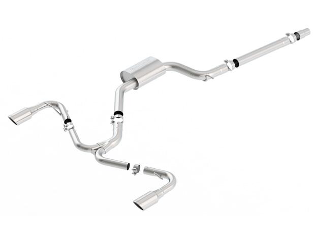 Borla Cat-Back(Tm) Exhaust System - S-Type - Stainless Steel Tips (2018-2020 GTI) - 140751