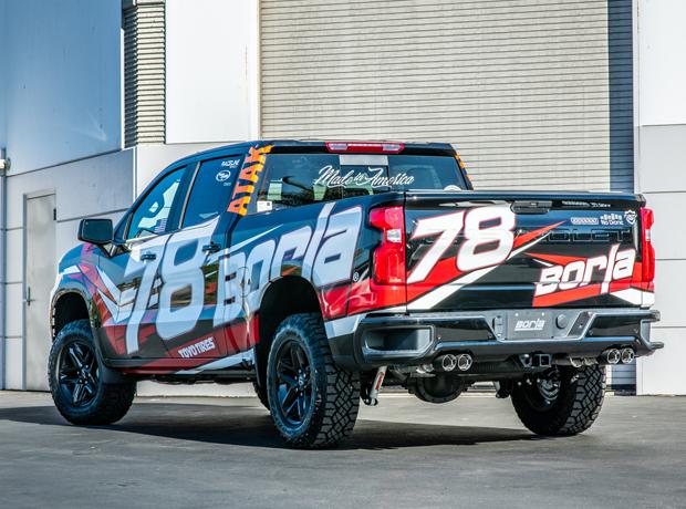 Borla Cat-Back(Tm) Exhaust System - Atak(R) - Carbon Fibert Tips (2019-2023 Chevrolet, GMC Fitment) - 140776CF
