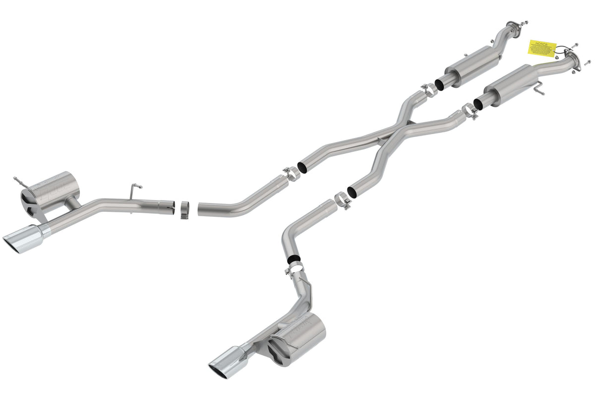 Borla Cat-Back(Tm) Exhaust System - Atak(R) - Stainless Steel Tips (2018-2022 Durango SRT) - 140792