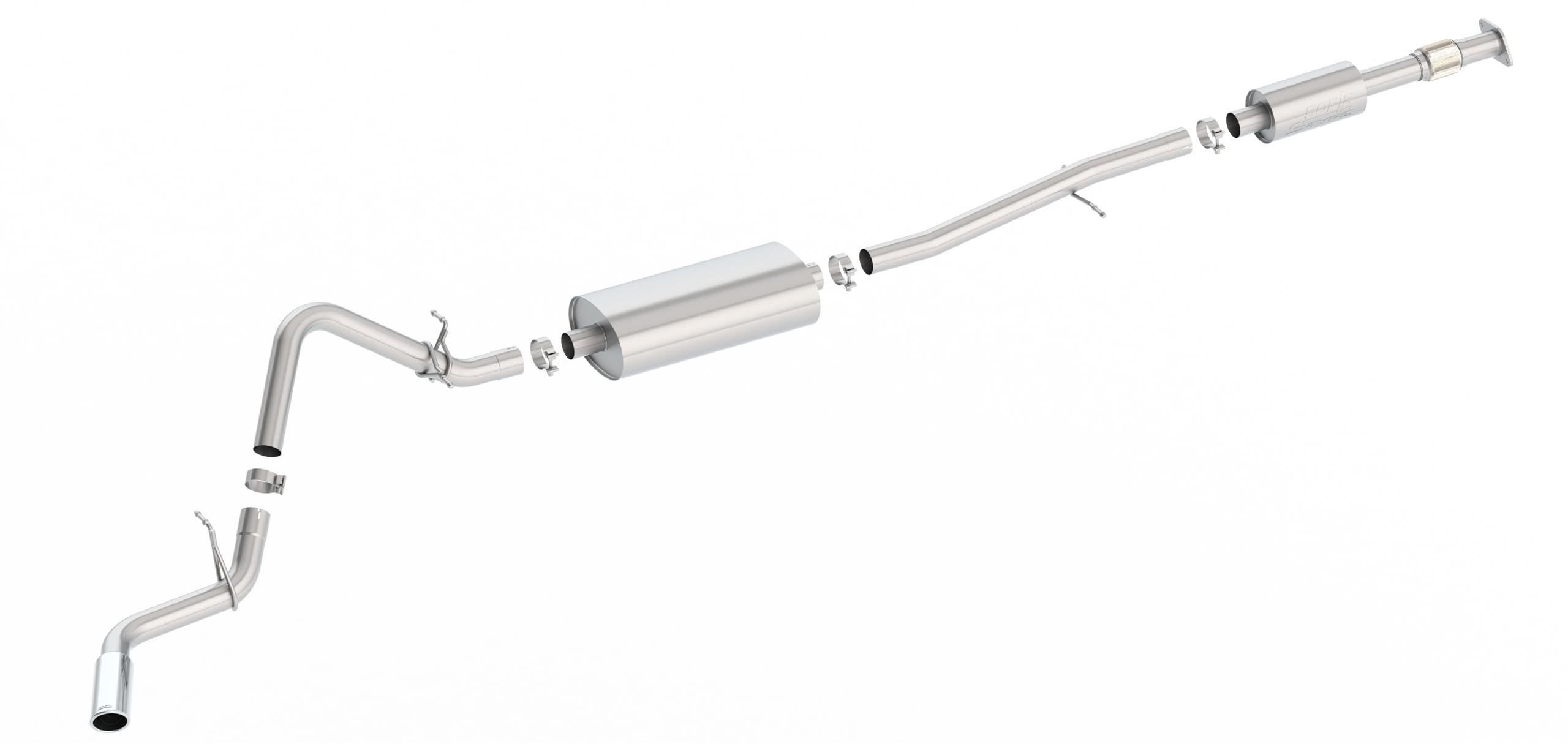Borla Cat-Back(Tm) Exhaust System - S-Type - Stainless Steel Tips (2019-2023 Sierra 1500, Silverado 1500) - 140800