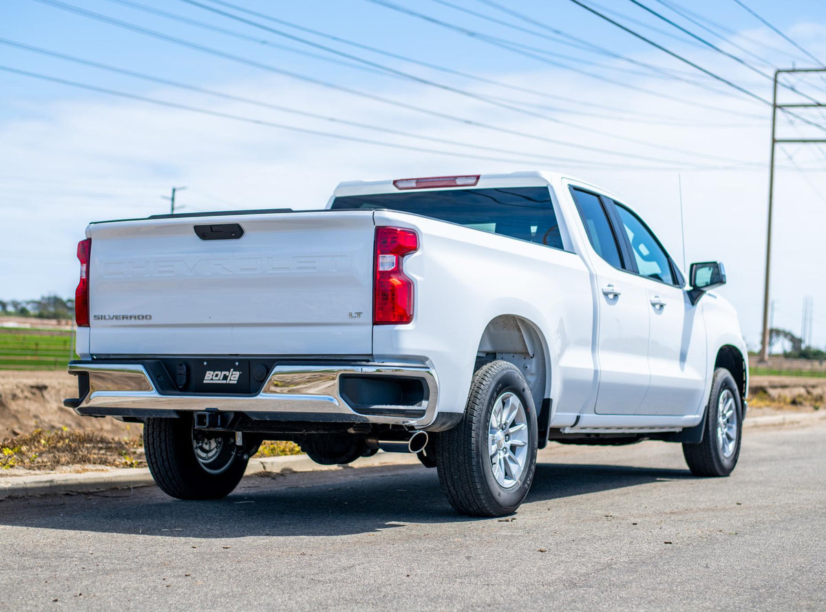 Borla Cat-Back(Tm) Exhaust System - S-Type - Stainless Steel Tips (2019-2023 Sierra 1500, Silverado 1500) - 140800