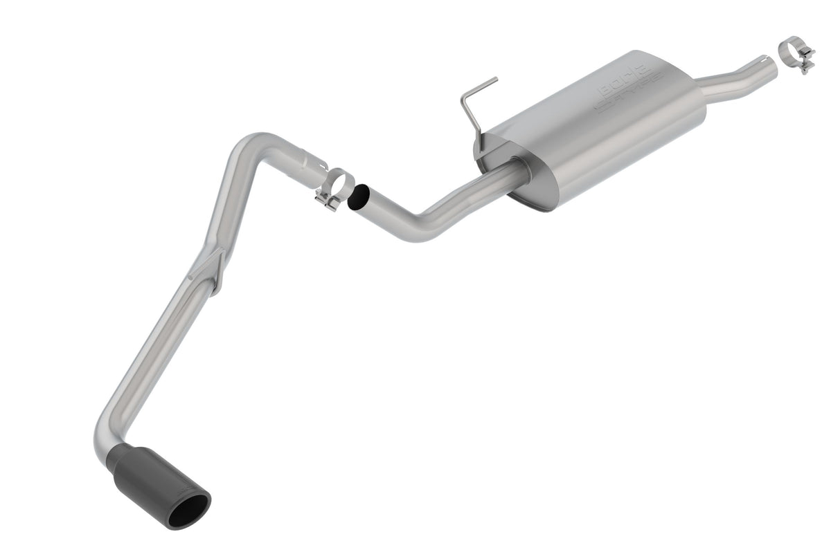 Borla Cat-Back(Tm) Exhaust System - S-Type - Stainless Black Tips (2005-2018 Frontier) - 140802BC