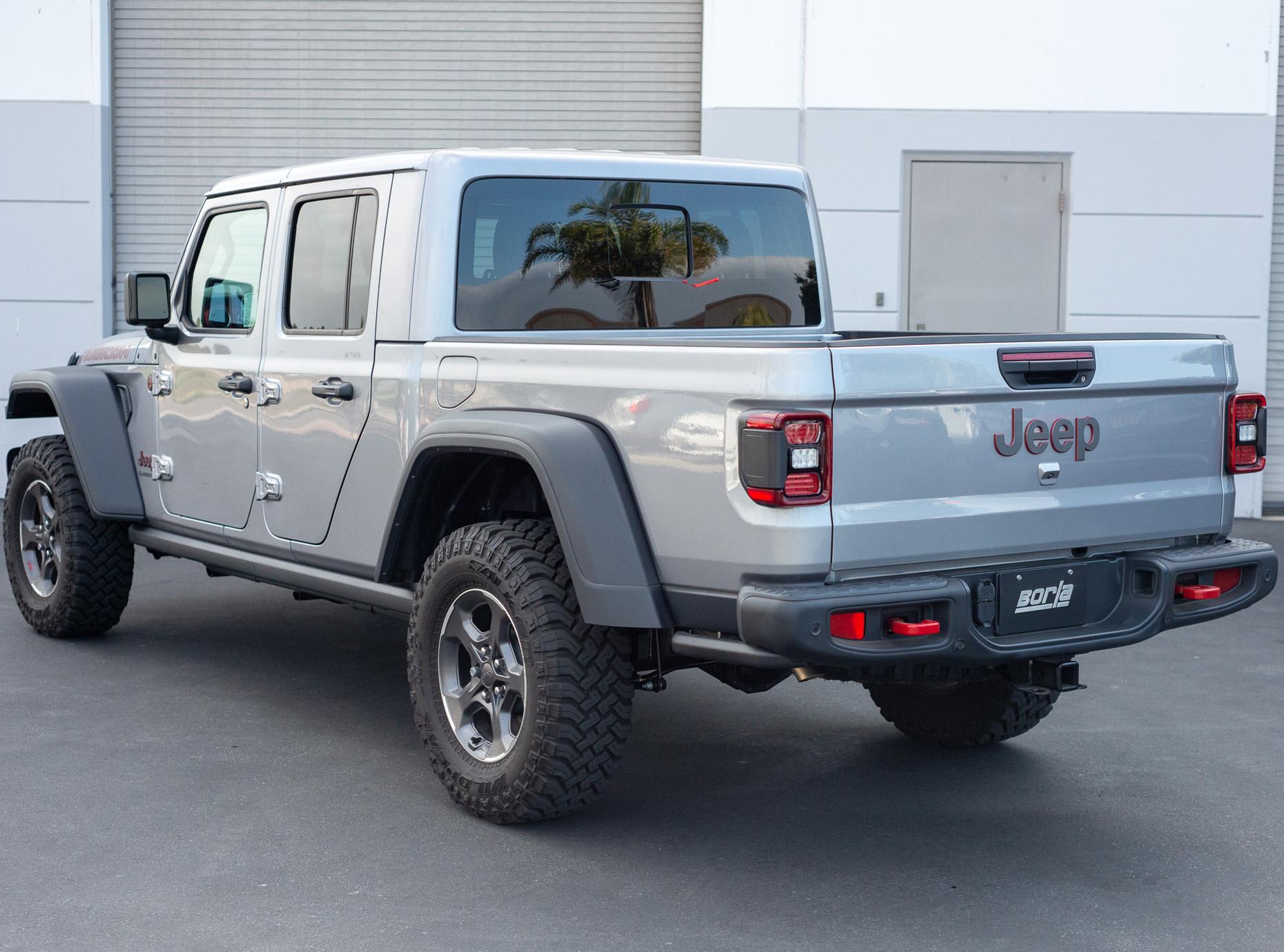 Borla Cat-Back(Tm) Exhaust System - Touring - Stainless Steel Tips (2020-2023 Gladiator) - 140808