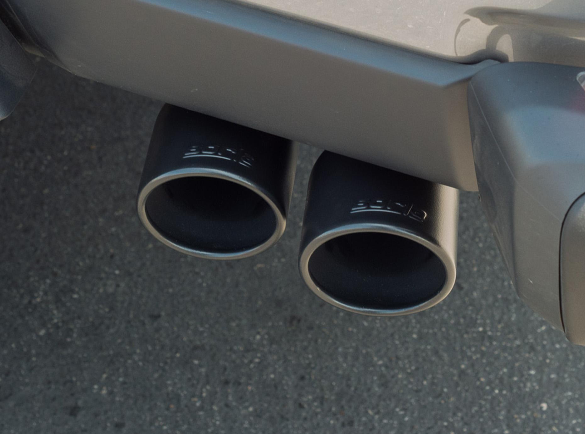 Borla Cat-Back(Tm) Exhaust System - Touring - Ceramic Black Tips (2020-2022 Gladiator) - 140814CB