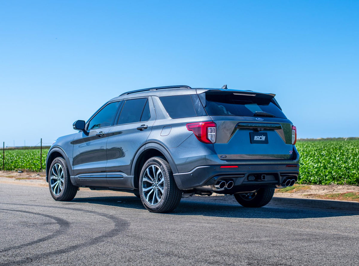 Borla ATAK Cat-Back Exhaust System  - Stainless Steel Tips (2020-2025 Explorer / Aviator) - 140821
