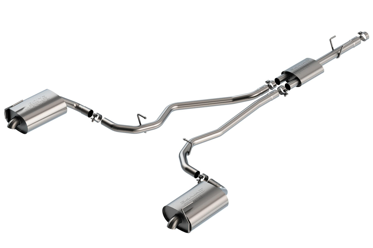Borla Cat-Back(Tm) Exhaust System - S-Type - Stainless Steel Tips (2020-2023 Explorer) - 140824