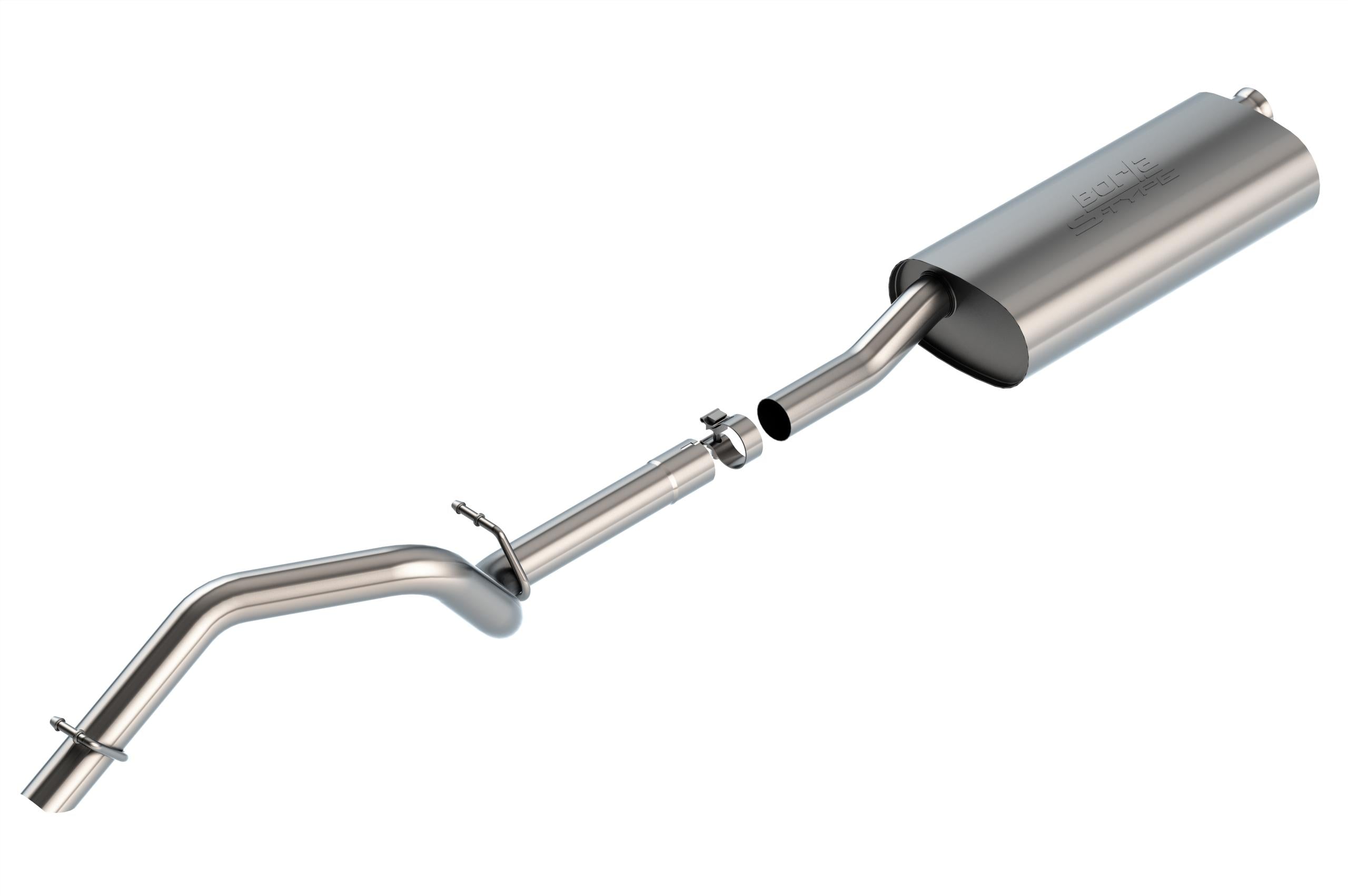 Borla Cat-Back(Tm) Exhaust System - S-Type - Stainless Steel Tips (2018-2023 Wrangler) - 140829
