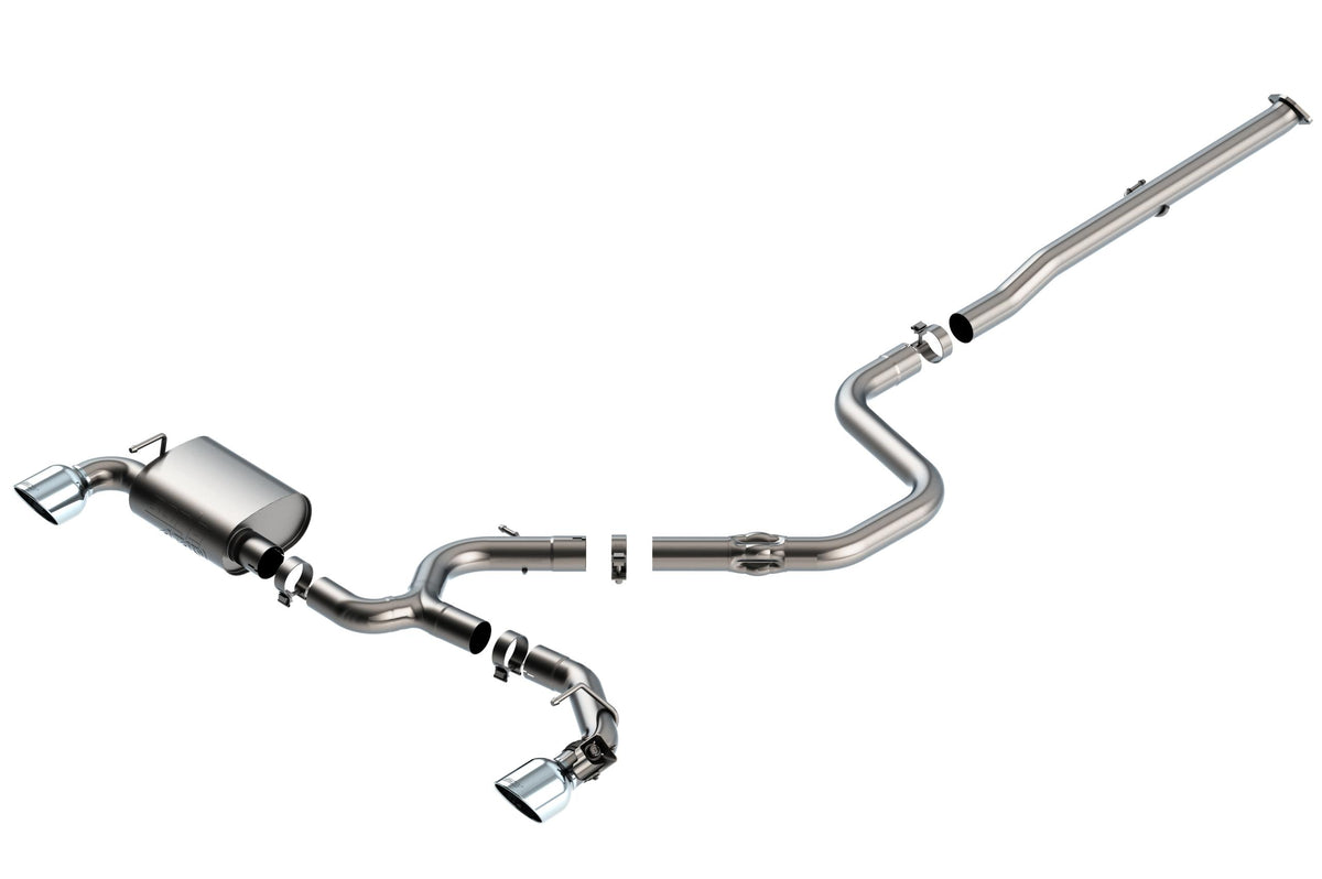 Borla Cat-Back(Tm) Exhaust System - Atak(R) - Stainless Steel Tips (2019-2022 Veloster N) - 140832