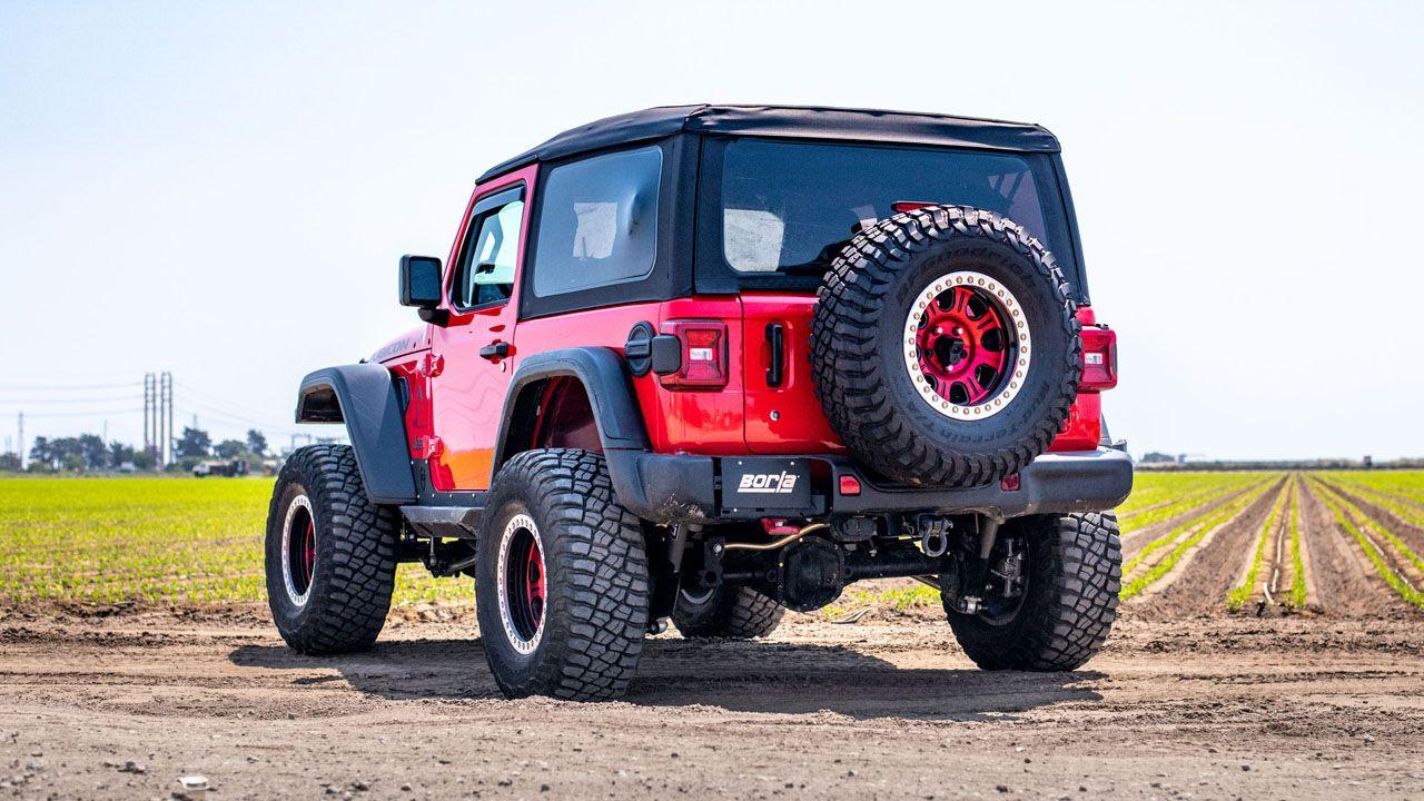 Borla Cat-Back(Tm) Exhaust System - Touring - Stainless Steel Tips (2018-2023 Wrangler) - 140846
