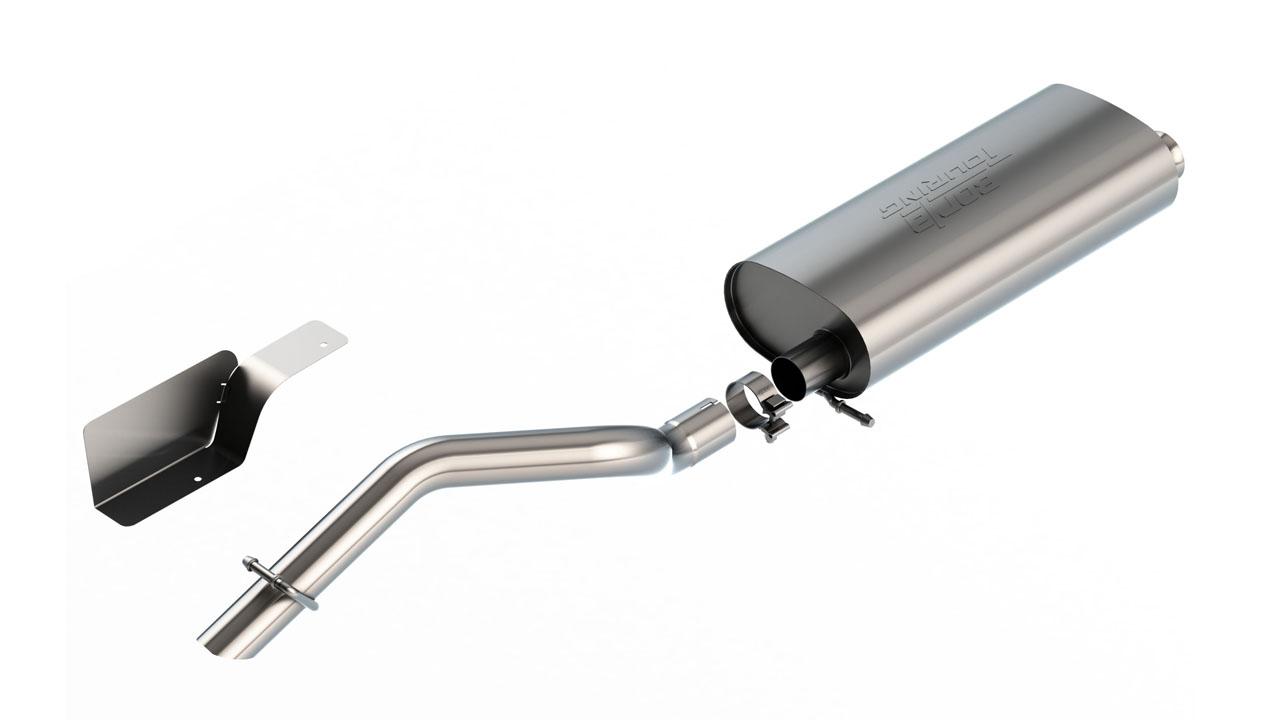 Borla Cat-Back(Tm) Exhaust System - Touring - Stainless Steel Tips (2018-2023 Wrangler) - 140846