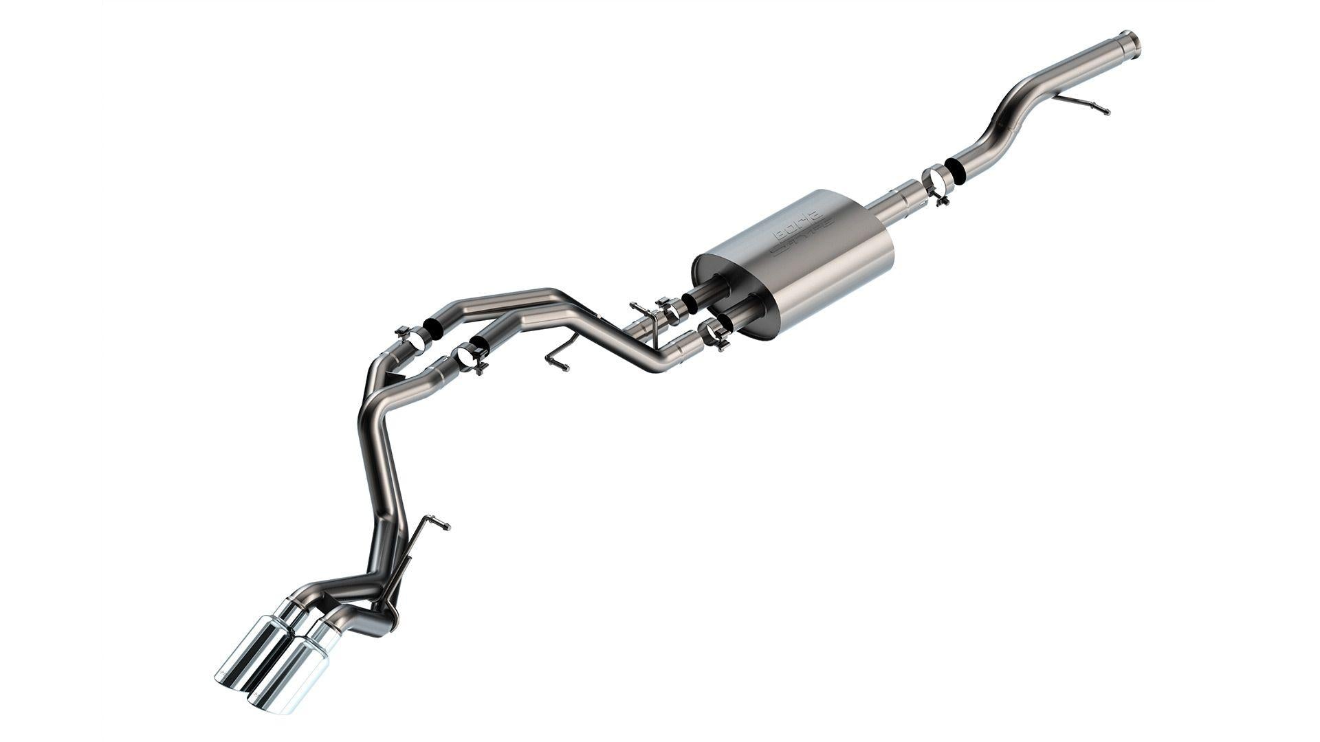 Borla Cat-Back(Tm) Exhaust System - S-Type - Stainless Steel Tips (2021-2023 Tahoe, Yukon) - 140855