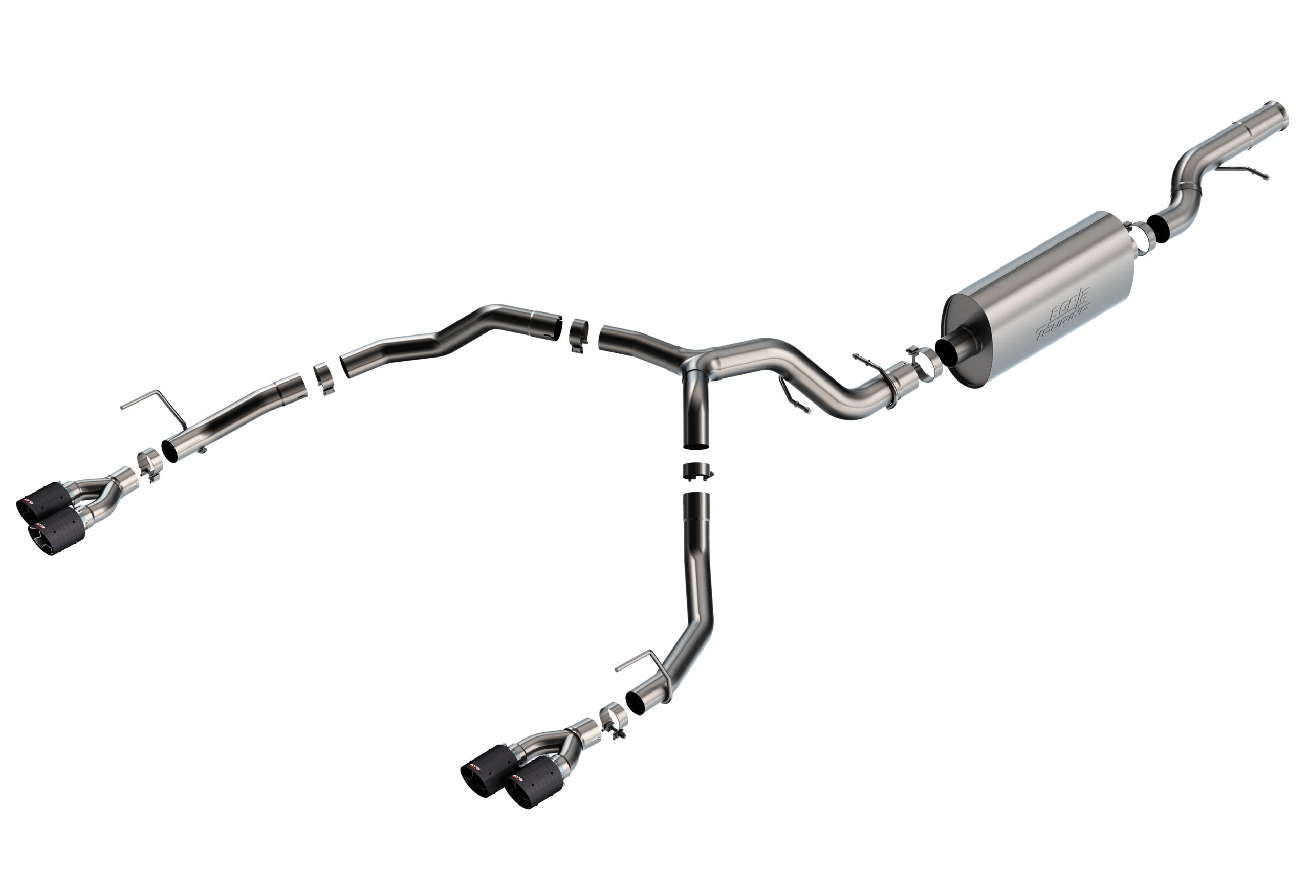 Borla Cat-Back(Tm) Exhaust System - Touring - Carbon Fibert Tips (2021-2023 Tahoe, Yukon) - 140858CF