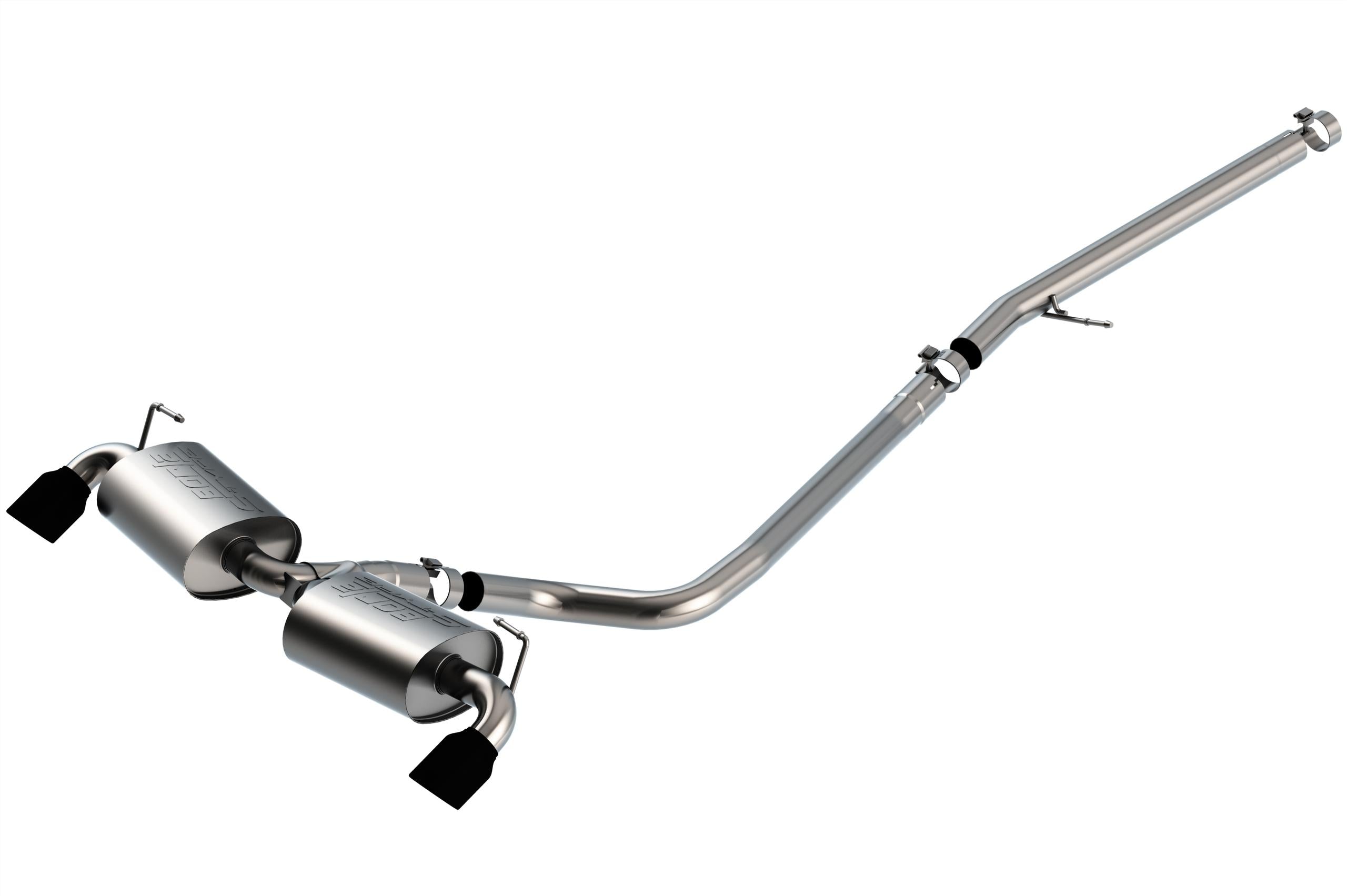 Borla Cat-Back(Tm) Exhaust System - S-Type - Ceramic Black Tips (2021-2025 Bronco Sport) - 140882CB