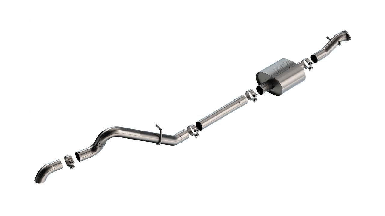 Borla Cat-Back(Tm) Exhaust System - Touring - Stainless Steel Tips (2021-2025 Bronco) - 140897
