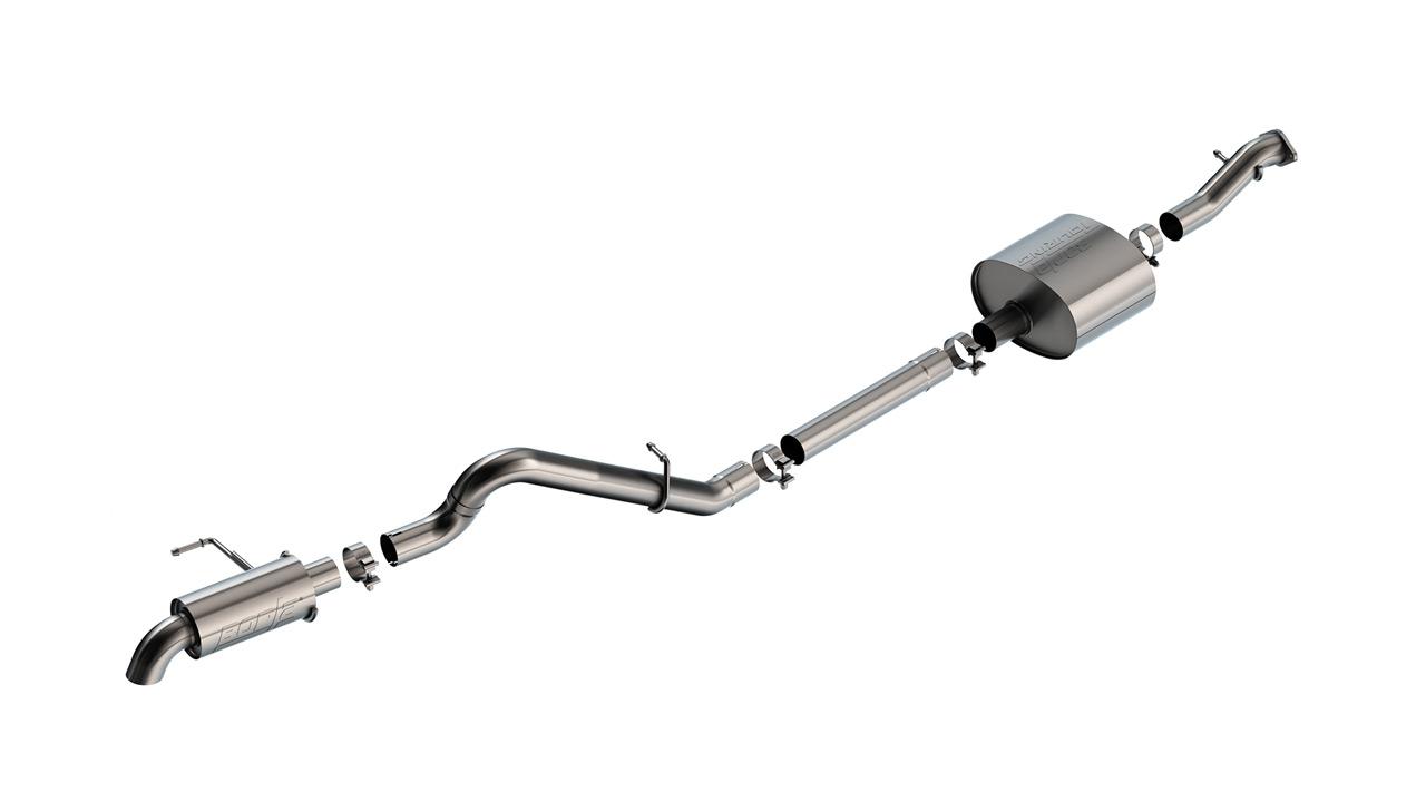 Borla Cat-Back(Tm) Exhaust System - Touring - Stainless Steel Tips (2021-2025 Bronco) - 140901