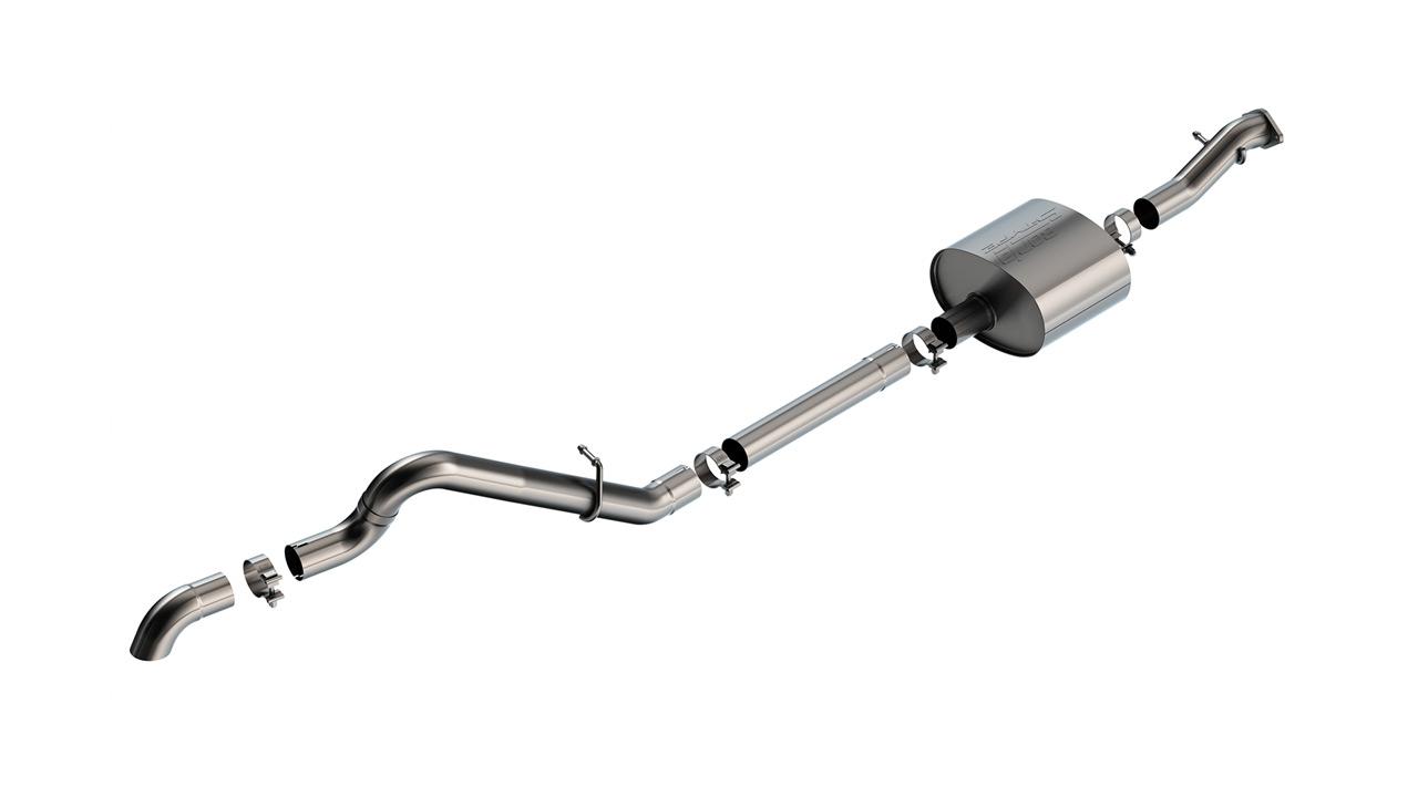 Borla Cat-Back(Tm) Exhaust System - S-Type - Stainless Steel Tips (2021-2025 Bronco) - 140902