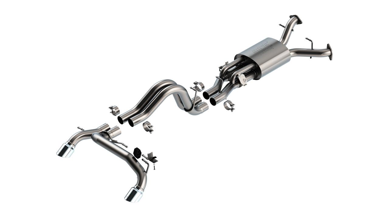 Borla ATAK 2.75" Cat-Back Exhaust System - Single Split Rear Exit (2022-2025 Ford Bronco Raptor 3.0L) - 140934