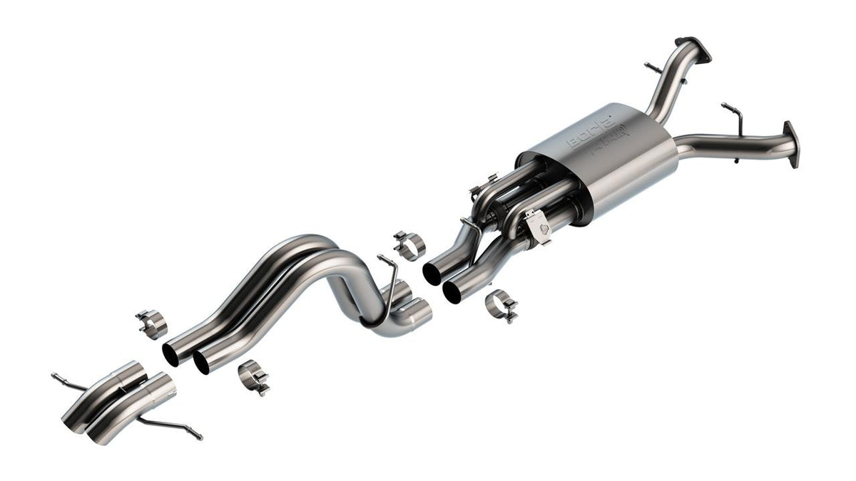 Borla ATAK 2.75" Cat-Back Exhaust System - Dual Left Rear Exit (2022-2025 Ford Bronco Raptor 3.0L) - 140935
