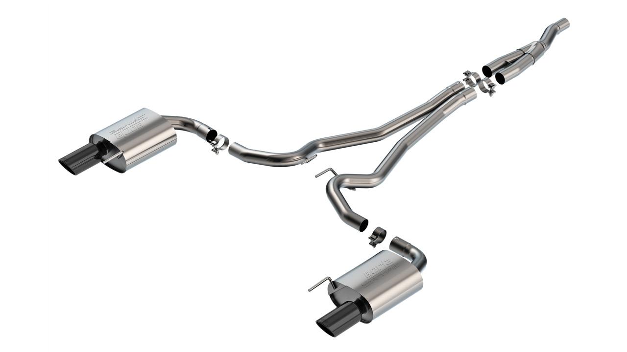 Borla Cat-Back(Tm) Exhaust System - S-Type (2024-2025 Mustang EcoBoost, Mustang EcoBoost Premium) - 140979BC