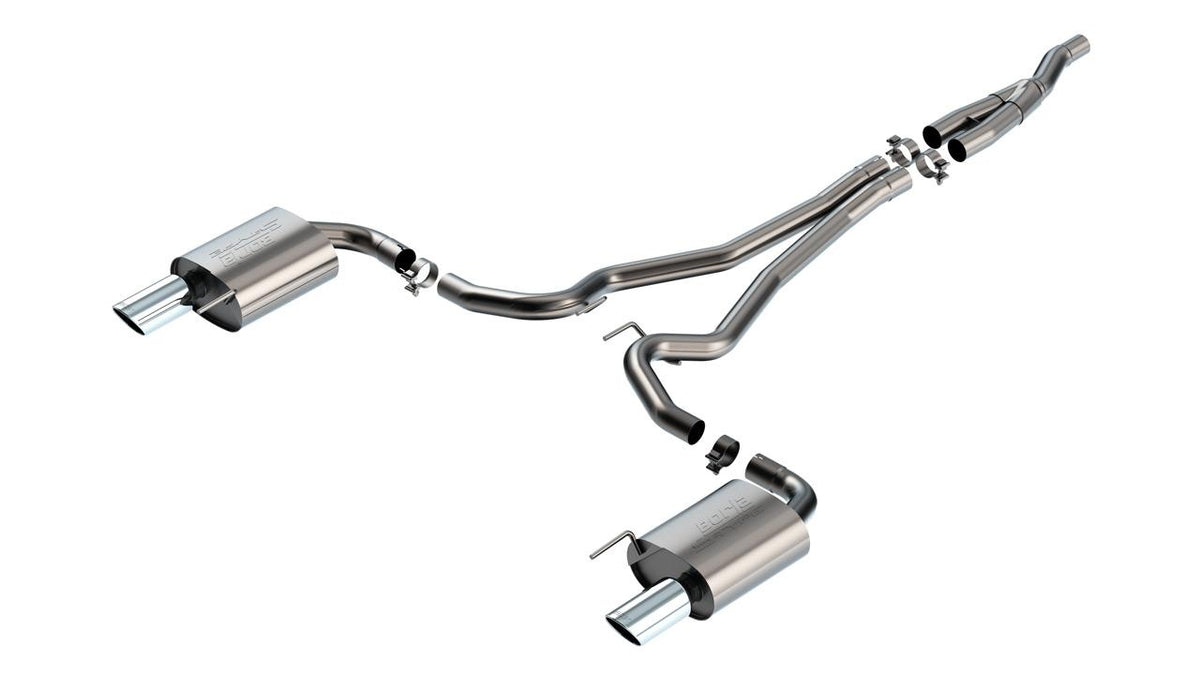 Borla Cat-Back(Tm) Exhaust System - S-Type (2024-2025 Mustang EcoBoost, Mustang EcoBoost Premium) - 140979