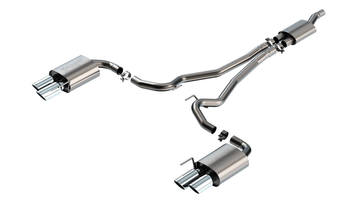 Borla Cratemuffler - S-Type (2024-2025 Mustang EcoBoost, Mustang EcoBoost Premium) - 140981