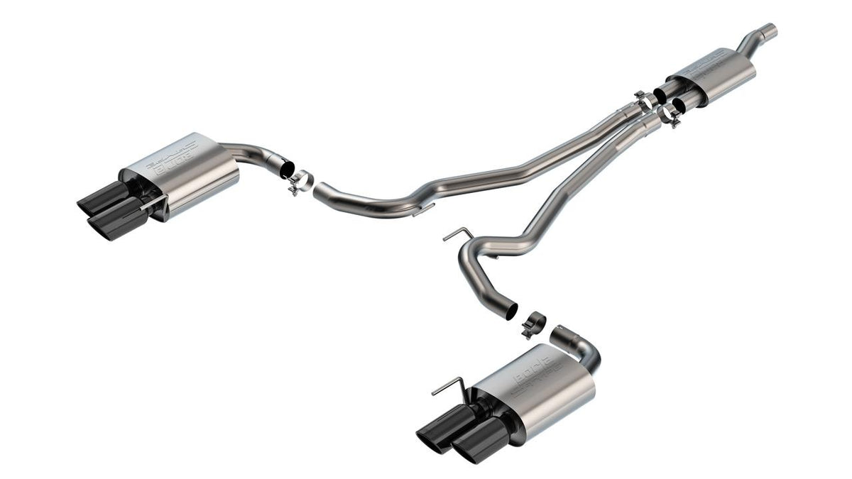Borla Cratemuffler - S-Type (2024-2025 Mustang EcoBoost, Mustang EcoBoost Premium) - 140981BC