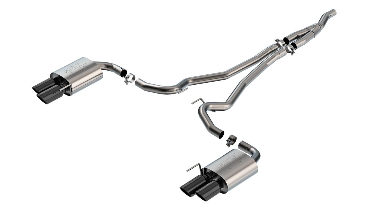 Borla Cratemuffler - Atak(R) (2024-2025 Mustang EcoBoost, Mustang EcoBoost Premium) - 140982BC