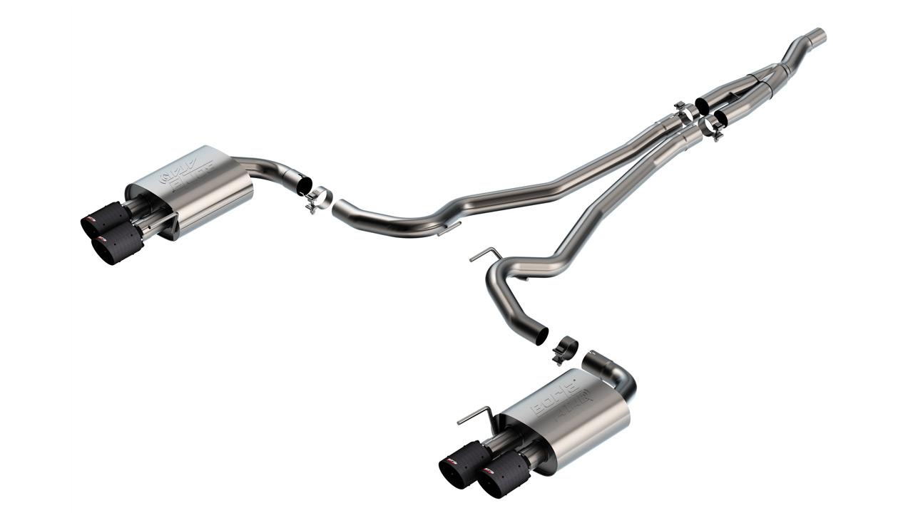 Borla Cratemuffler - Atak(R) (2024-2025 Mustang EcoBoost, Mustang EcoBoost Premium) - 140982CFBA