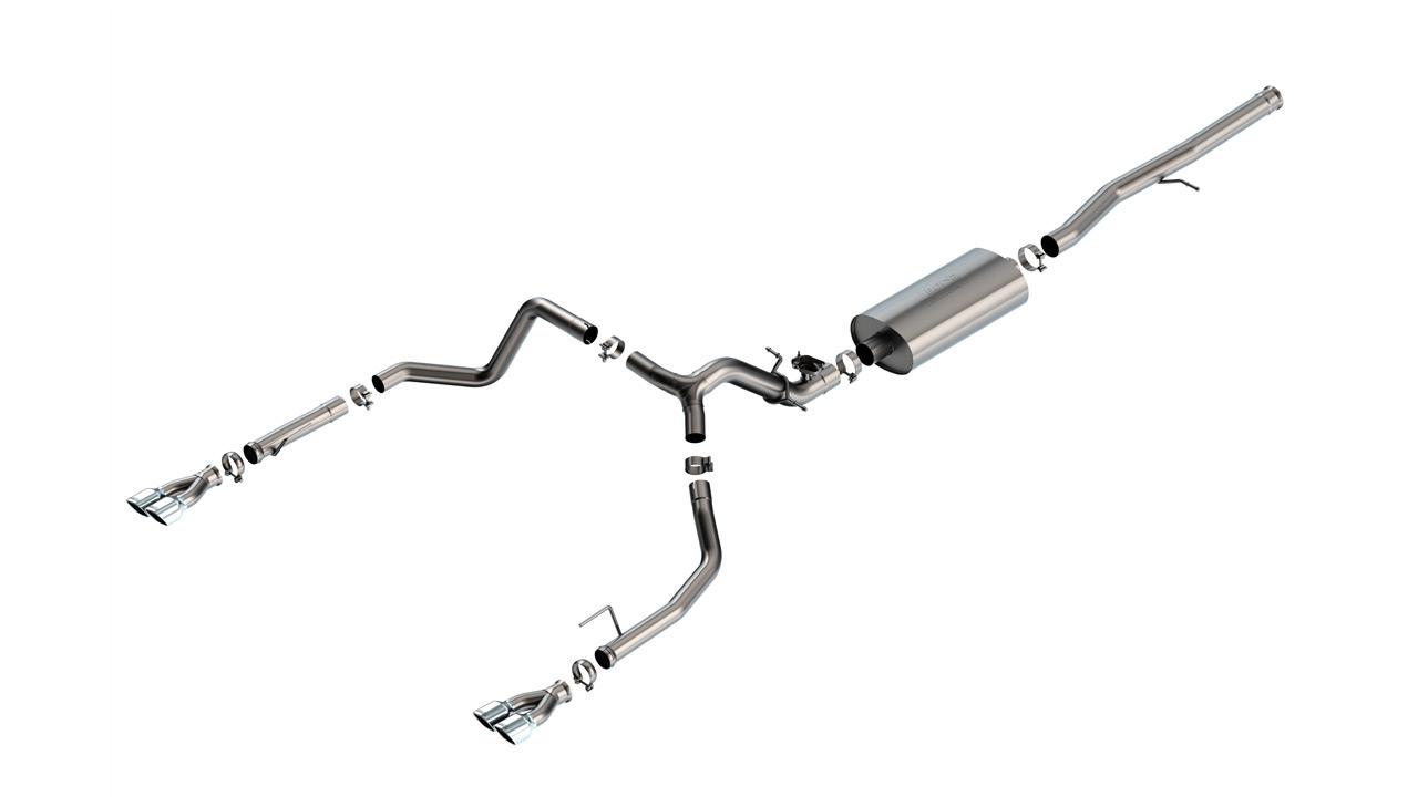 Borla Cat-Back(Tm) Exhaust System - Touring (2025 GMC Sierra 1500, Chevrolet Silverado 1500) - 140992