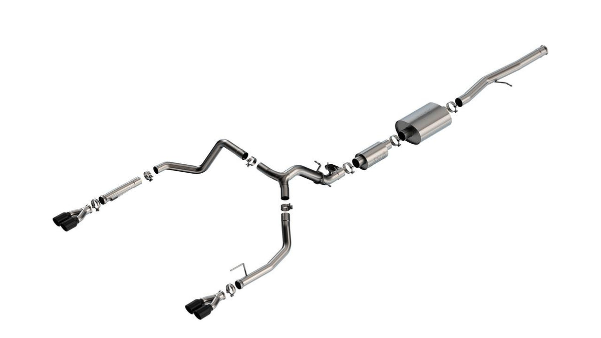 Borla Cat-Back(Tm) Exhaust System - S-Type (2025 GMC Sierra 1500, Chevrolet Silverado 1500) - 140994BC